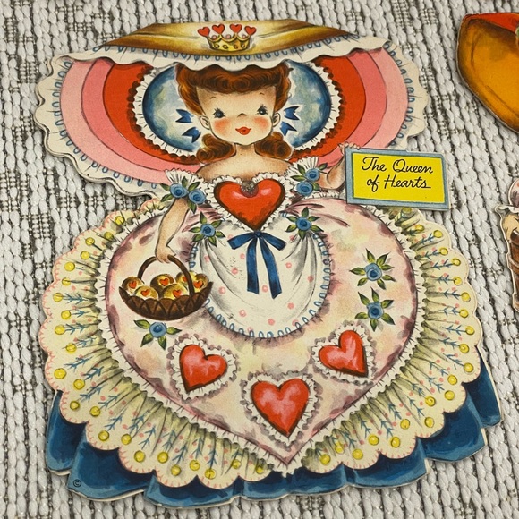 Vintage Hallmark collectible paper doll Cards Lot of 5 Land Of Make Believe - Picture 8 of 9